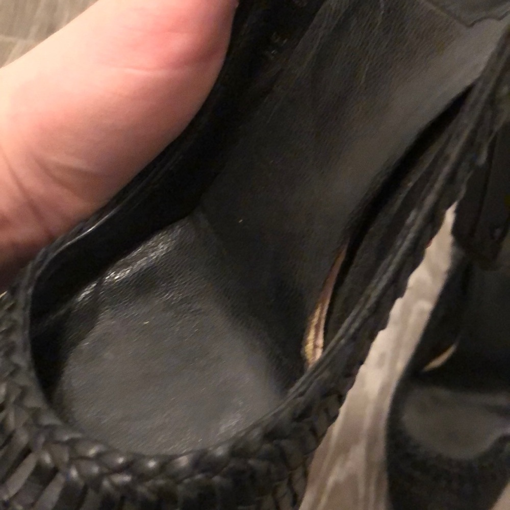 Dior Black Woven Leather High Heel Pumps - Picture 8 of 8